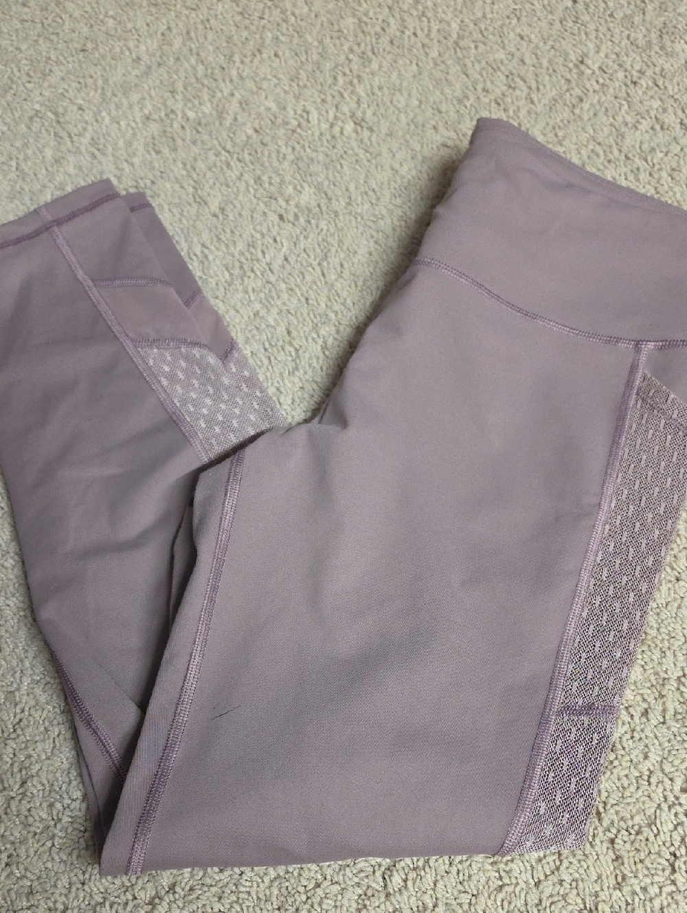 Victoria's Secret Victoria Sport Mauve Knockout Tight Sz Large Leggings Pockets